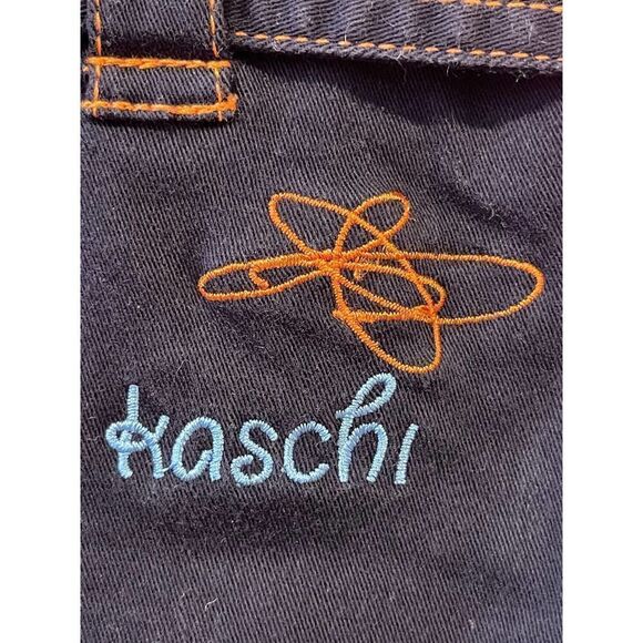Kaschi Dog Blue Orange Lined Spring Jacket Size M - Picture 4 of 9